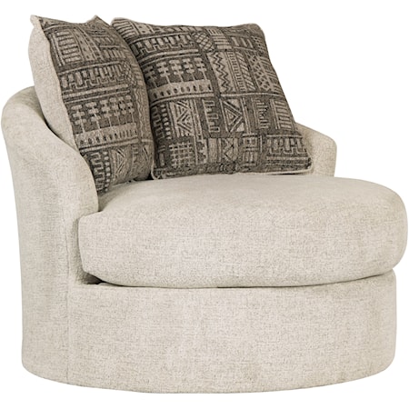 Contemporary Swivel Accent Chair