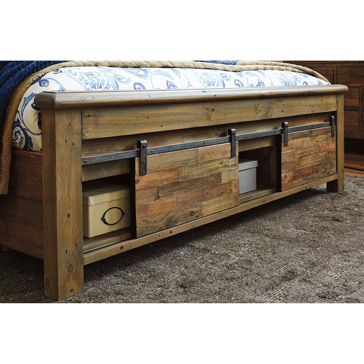 Signature Design by Ashley Sommerford King Panel Storage Bed
