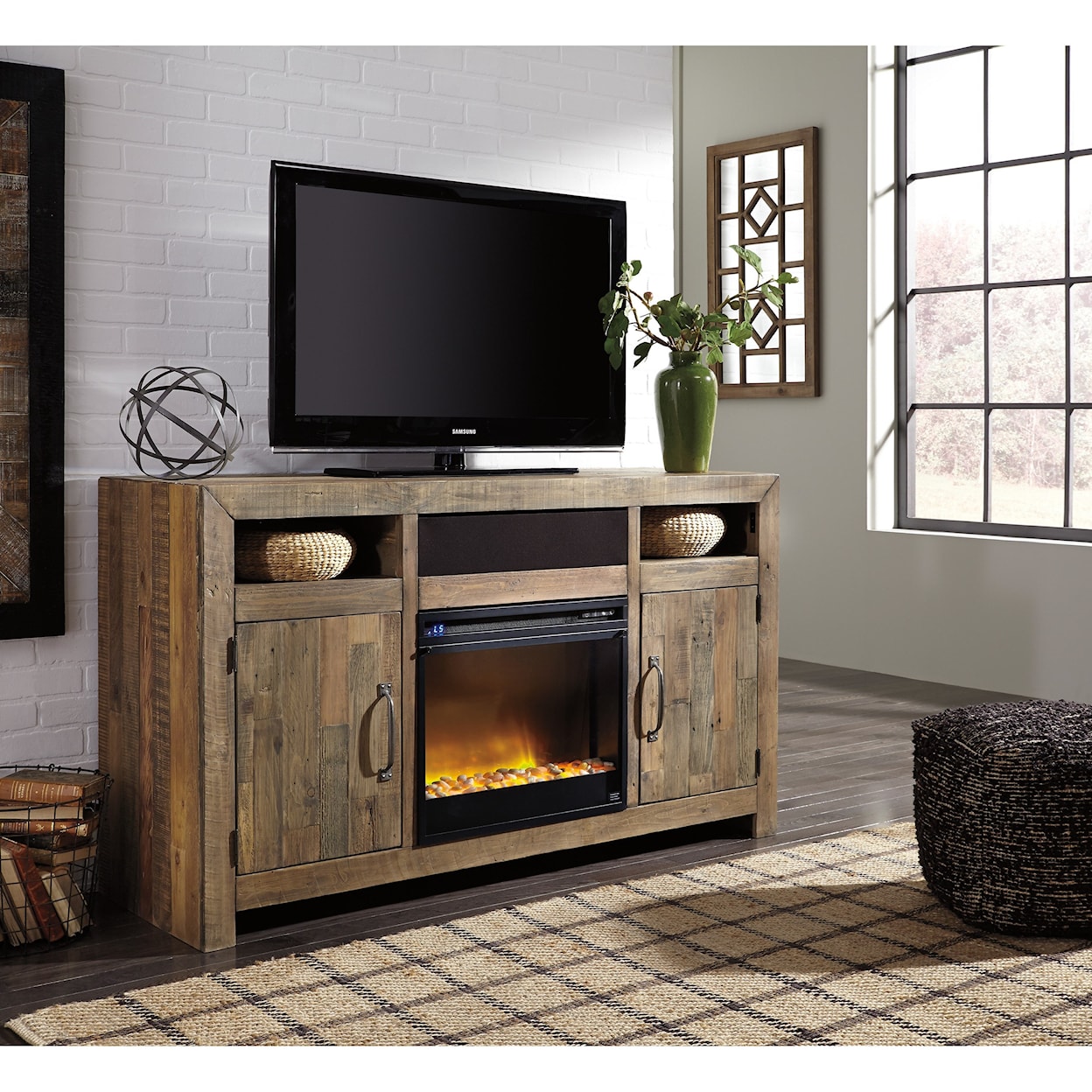 Ashley Signature Design Sommerford Large TV Stand