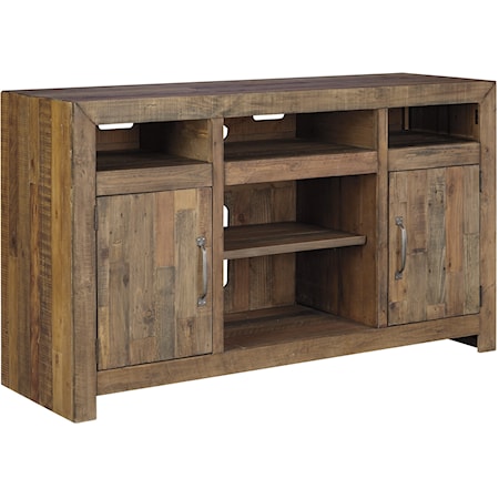 Reclaimed Pine Solid Wood Large TV Stand
