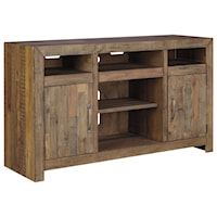 Reclaimed Pine Solid Wood Large TV Stand