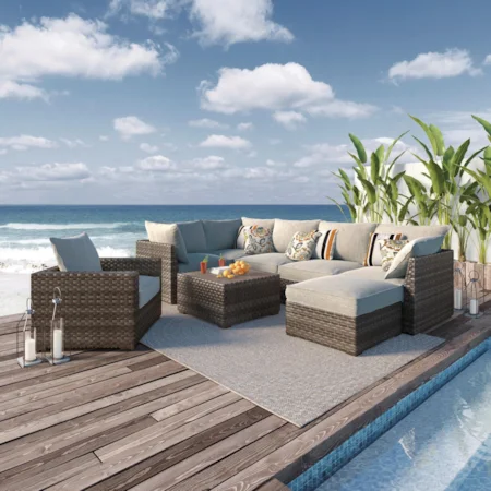8 Piece Outdoor Conversation Set