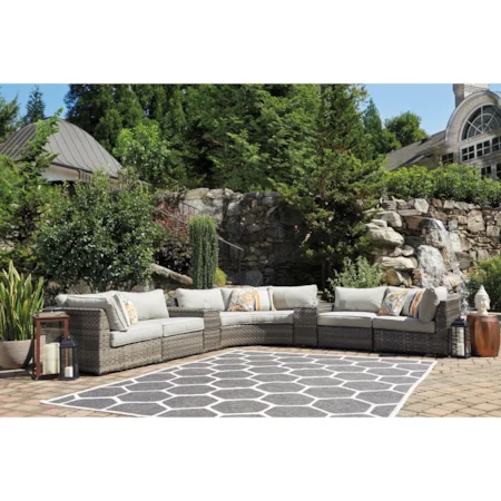 7 Piece Outdoor Sectional Set