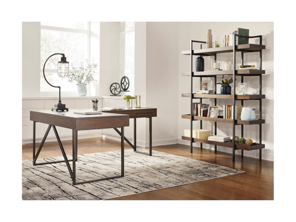 Leon 71" modern l-shaped home & office furniture white & brown Home Office Decor Ideas L Shaped Desk - bmp-willy