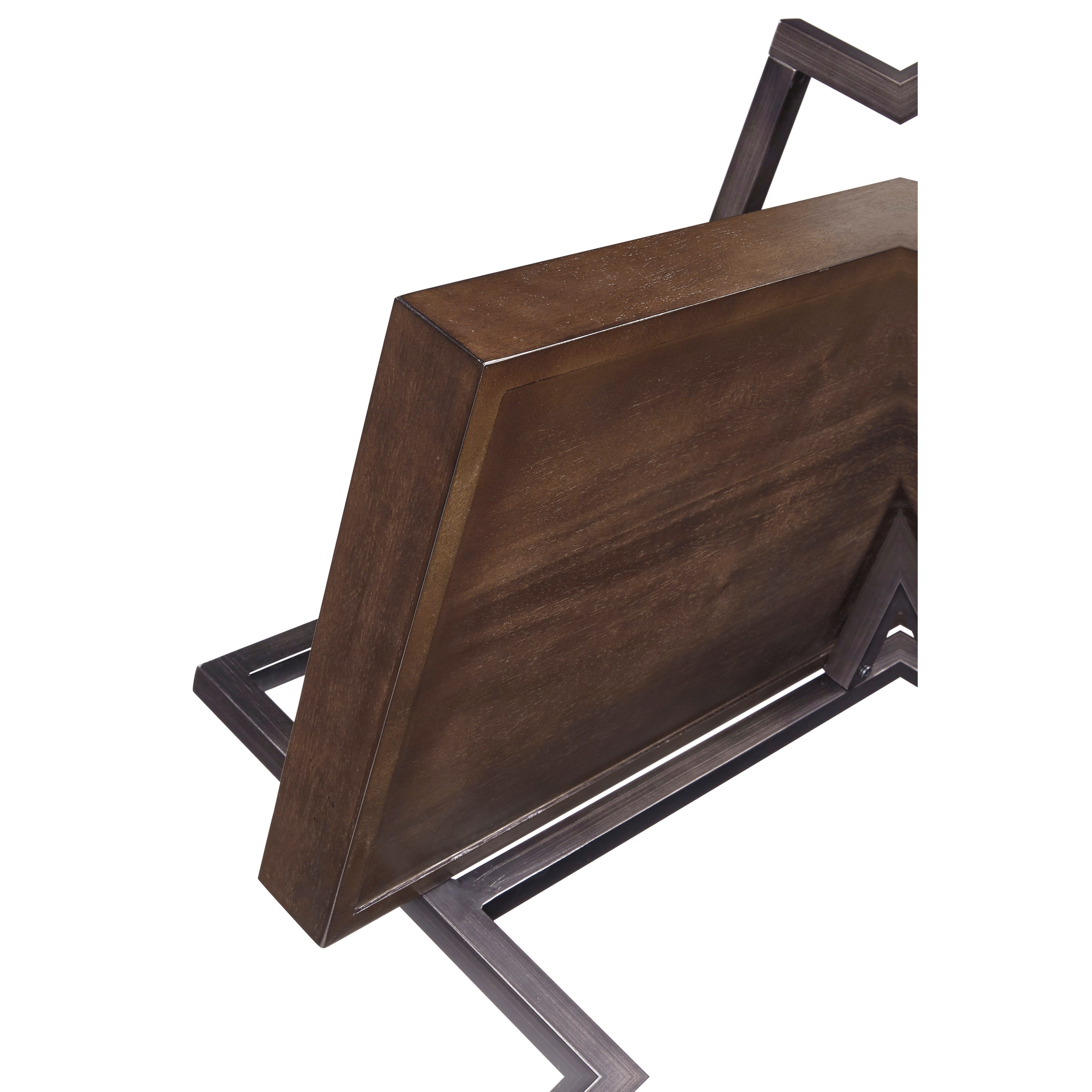 Signature Design by Ashley Starmore W63334 Pier Red Knot Bookcase Open