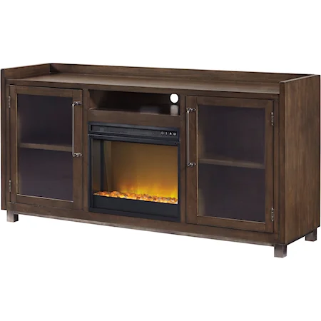 XL TV Stand w/ Fireplace