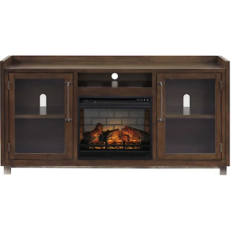 XL TV Stand w/ Fireplace