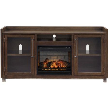 XL TV Stand w/ Fireplace