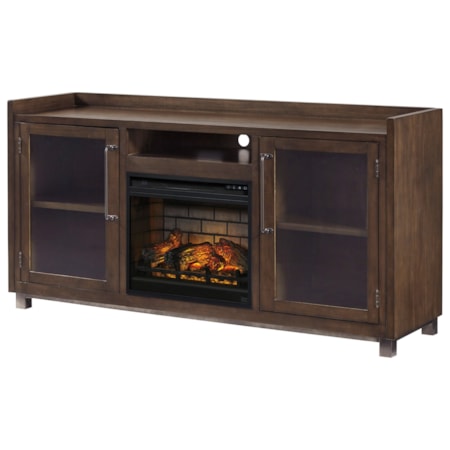 XL TV Stand w/ Fireplace