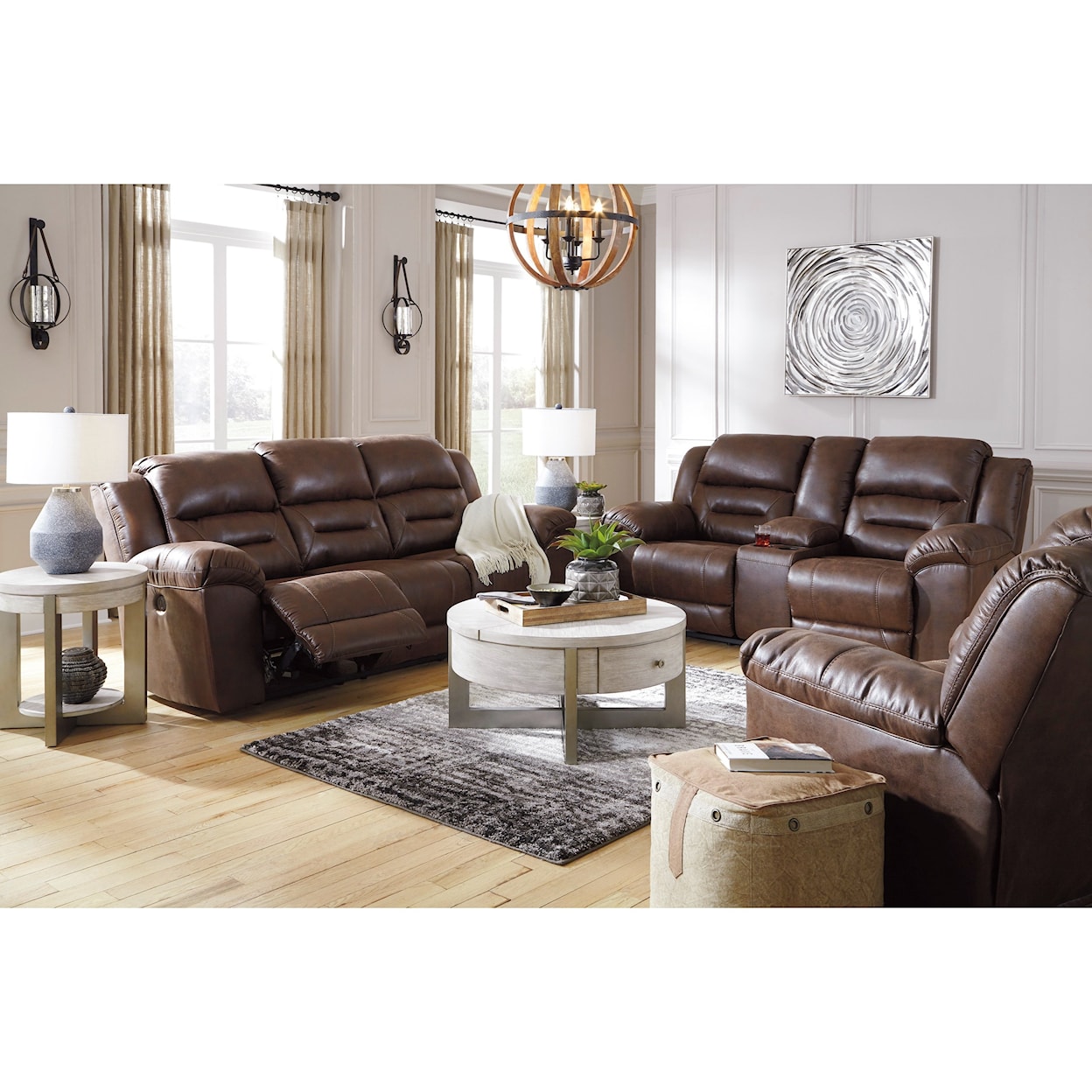 Signature Design by Ashley Furniture Stoneland Power Reclining Living Room Group