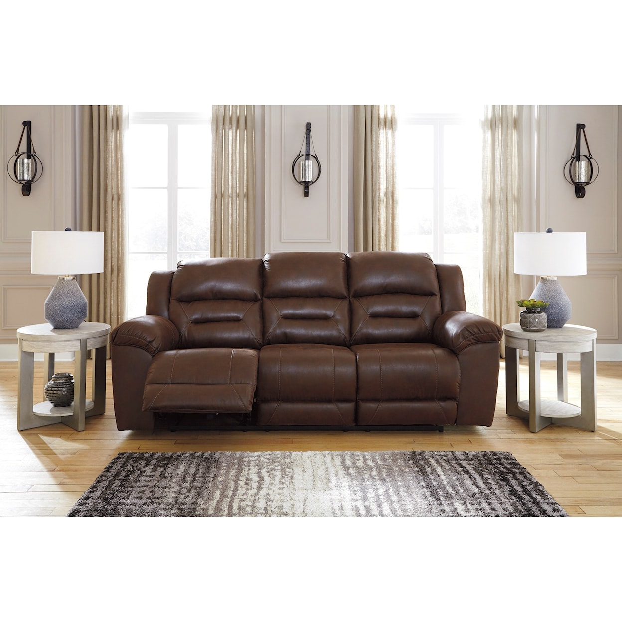 Michael Alan Select Stoneland Reclining Power Sofa