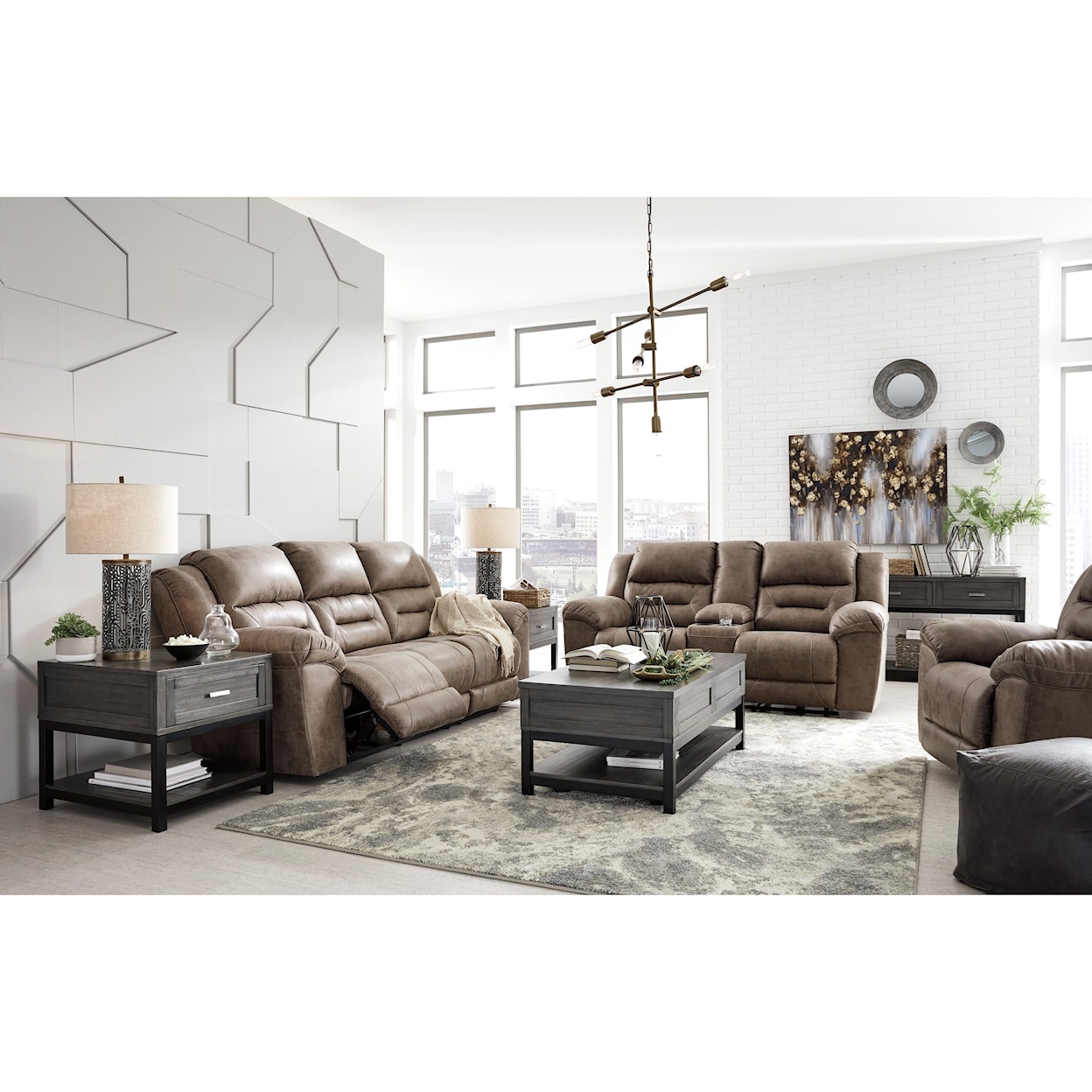 Michael Alan Select Stoneland Power Reclining Living Room Group