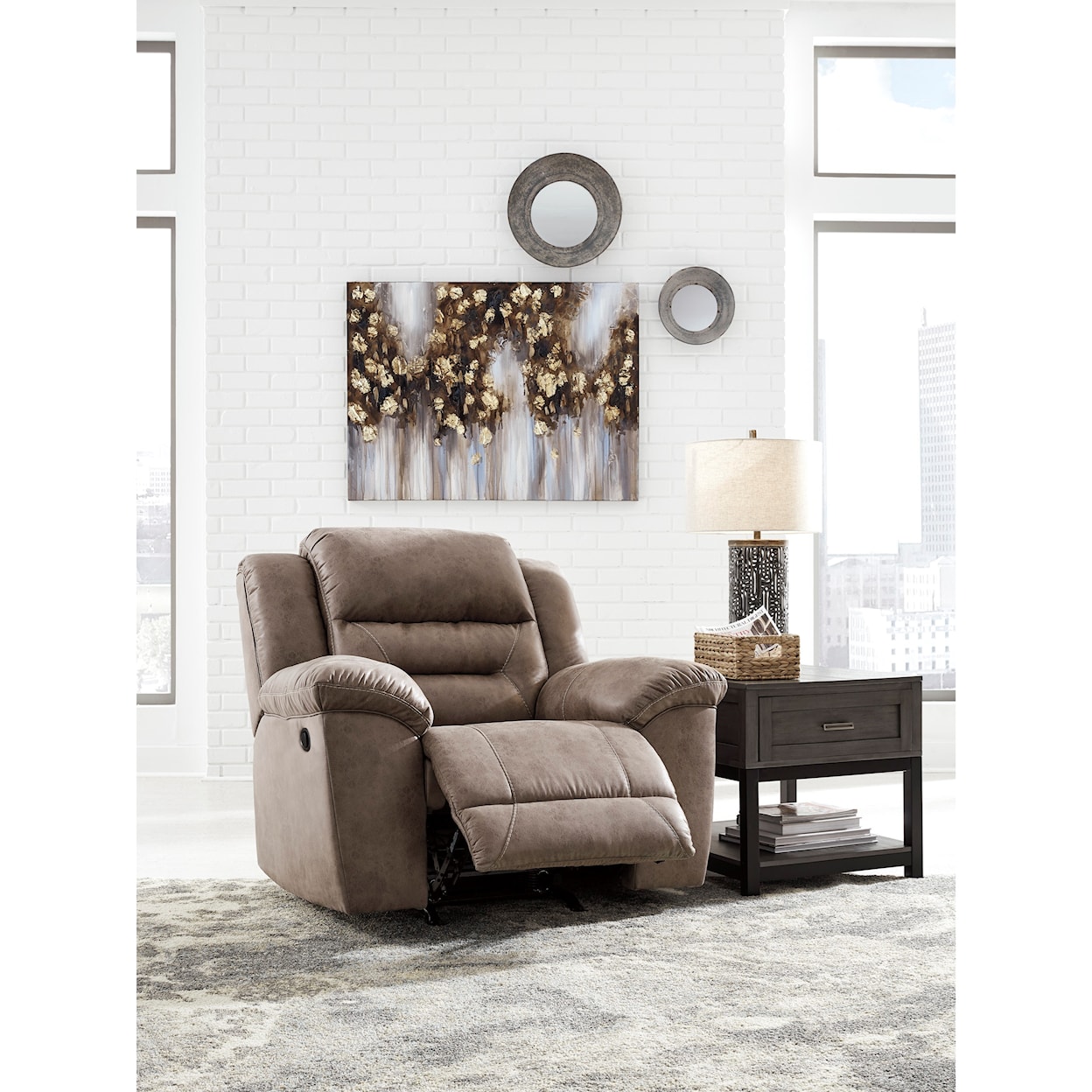 Signature Design by Ashley Stoneland Rocker Recliner