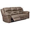 Ashley Furniture Signature Design Stoneland Reclining Power Sofa
