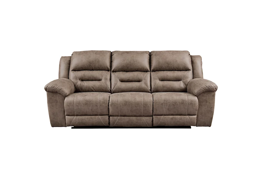 Stoneland Reclining Sofa by Signature Design by Ashley at HomeWorld Furniture