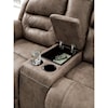 Signature Design by Ashley Furniture Stoneland Double Reclining Loveseat w/ Console