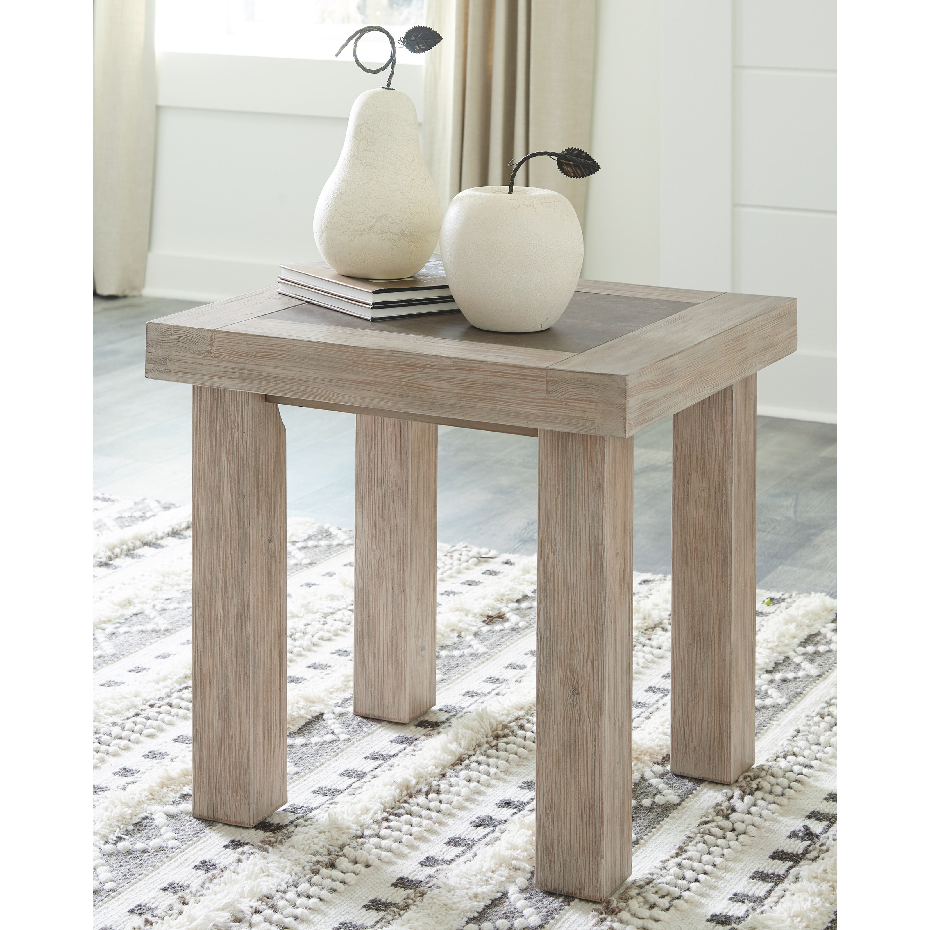 Signature Design by Ashley Hennington T9463 Rustic End Table Royal