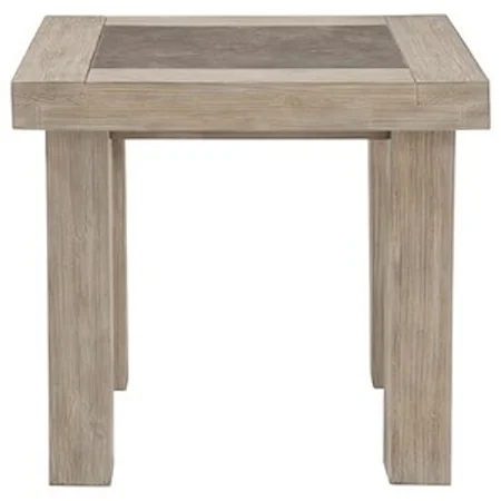 Rustic End Table 