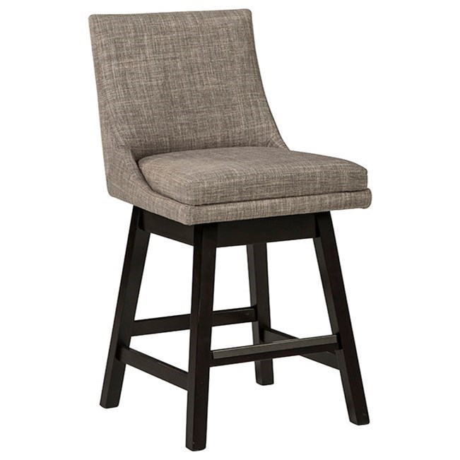 StyleLine Tallenger D380424 Contemporary Upholstered Swivel Bar Stool EFO Furniture Outlet