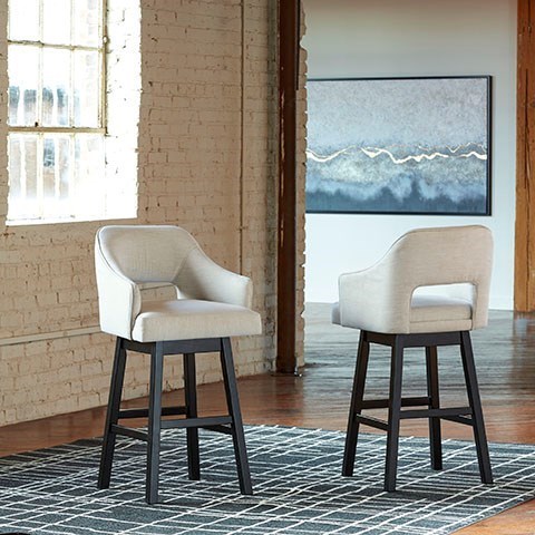 Commercial swivel bar stools online with back and arms