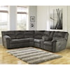 Ashley Furniture Signature Design Tambo 2-Piece Reclining Corner Sectional