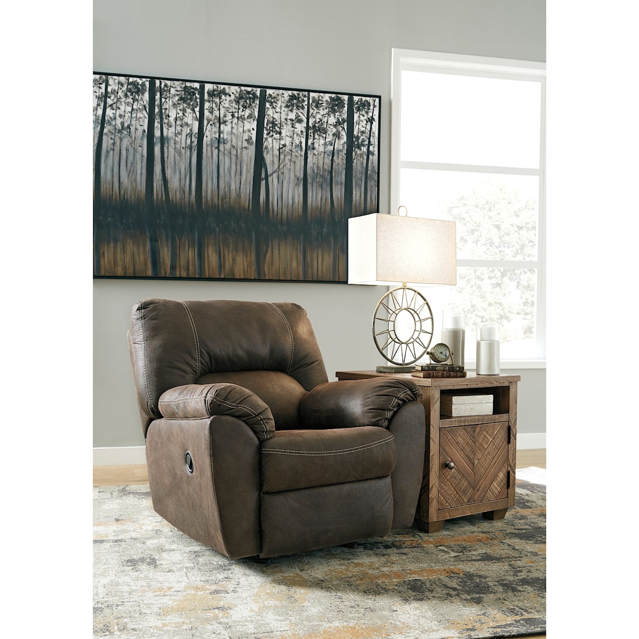 Signature Design by Ashley Tambo Rocker Recliner