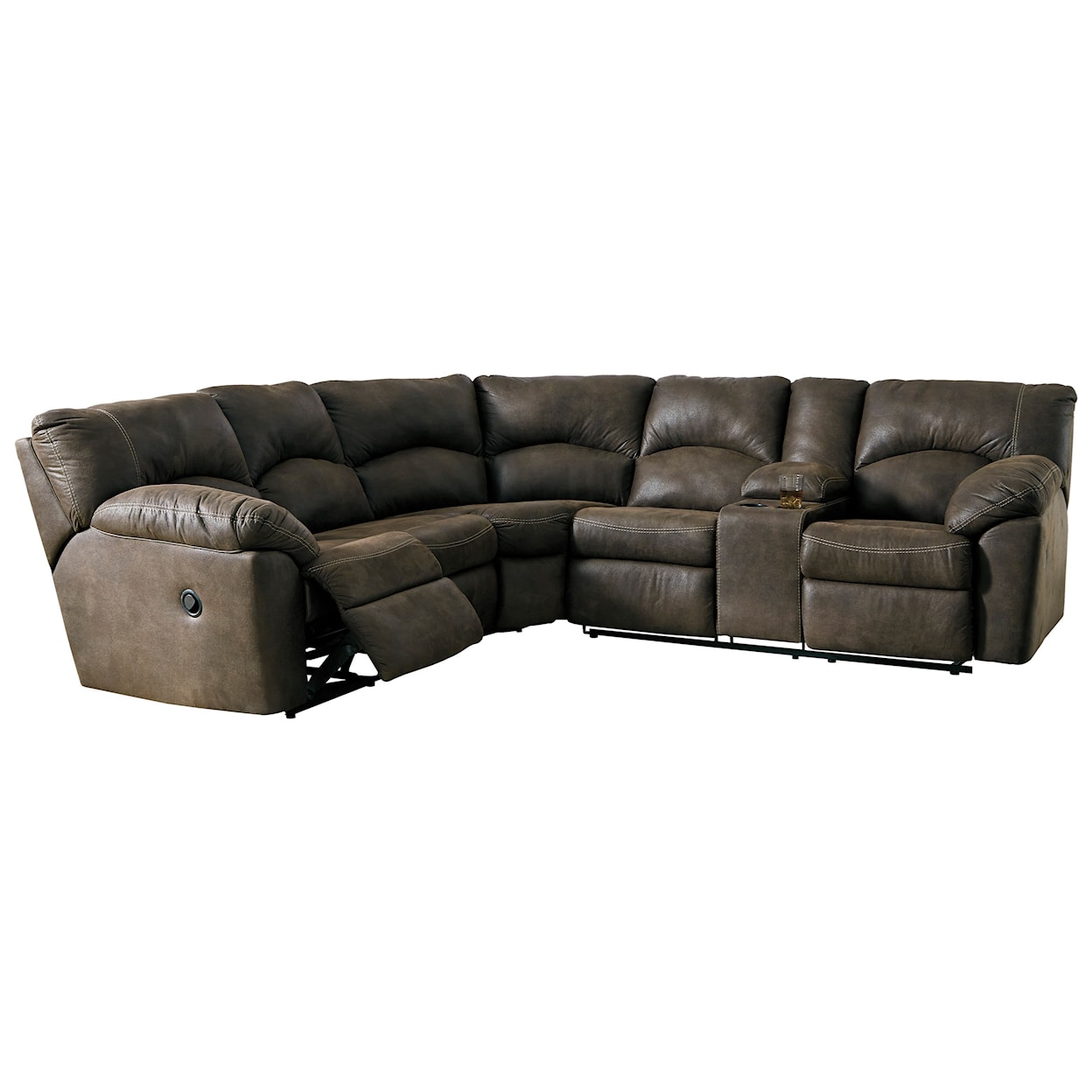 Ashley Signature Design Tambo 2-Piece Reclining Corner Sectional