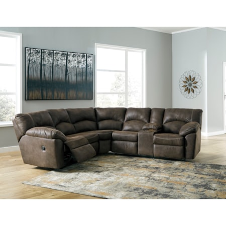 2-Piece Reclining Corner Sectional