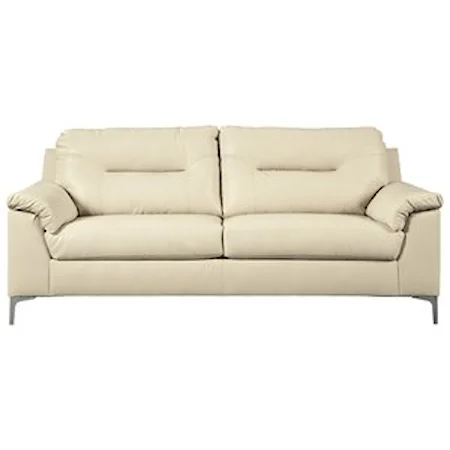 Contemporary Sofa with Pillow Arms