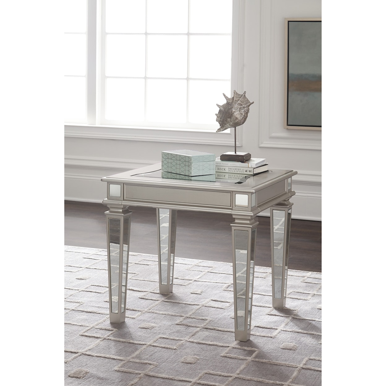 Signature Design by Ashley Furniture Tessani Rectangular End Table