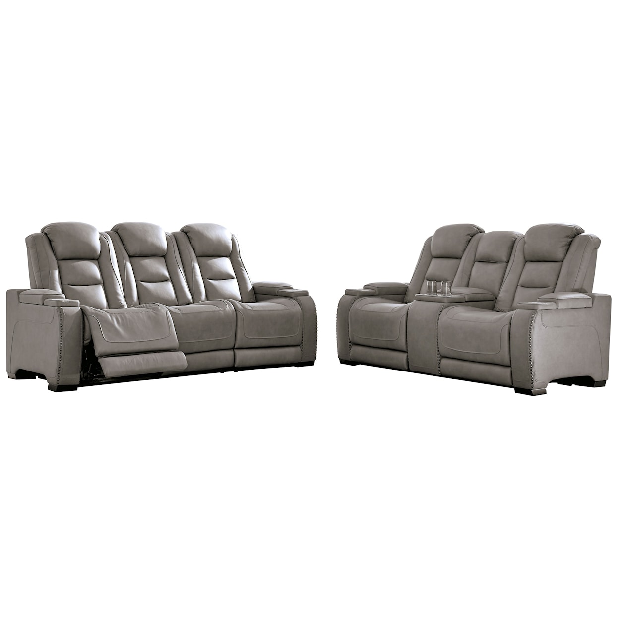 Signature Design by Ashley Furniture The Man-Den Reclining Living Room Group