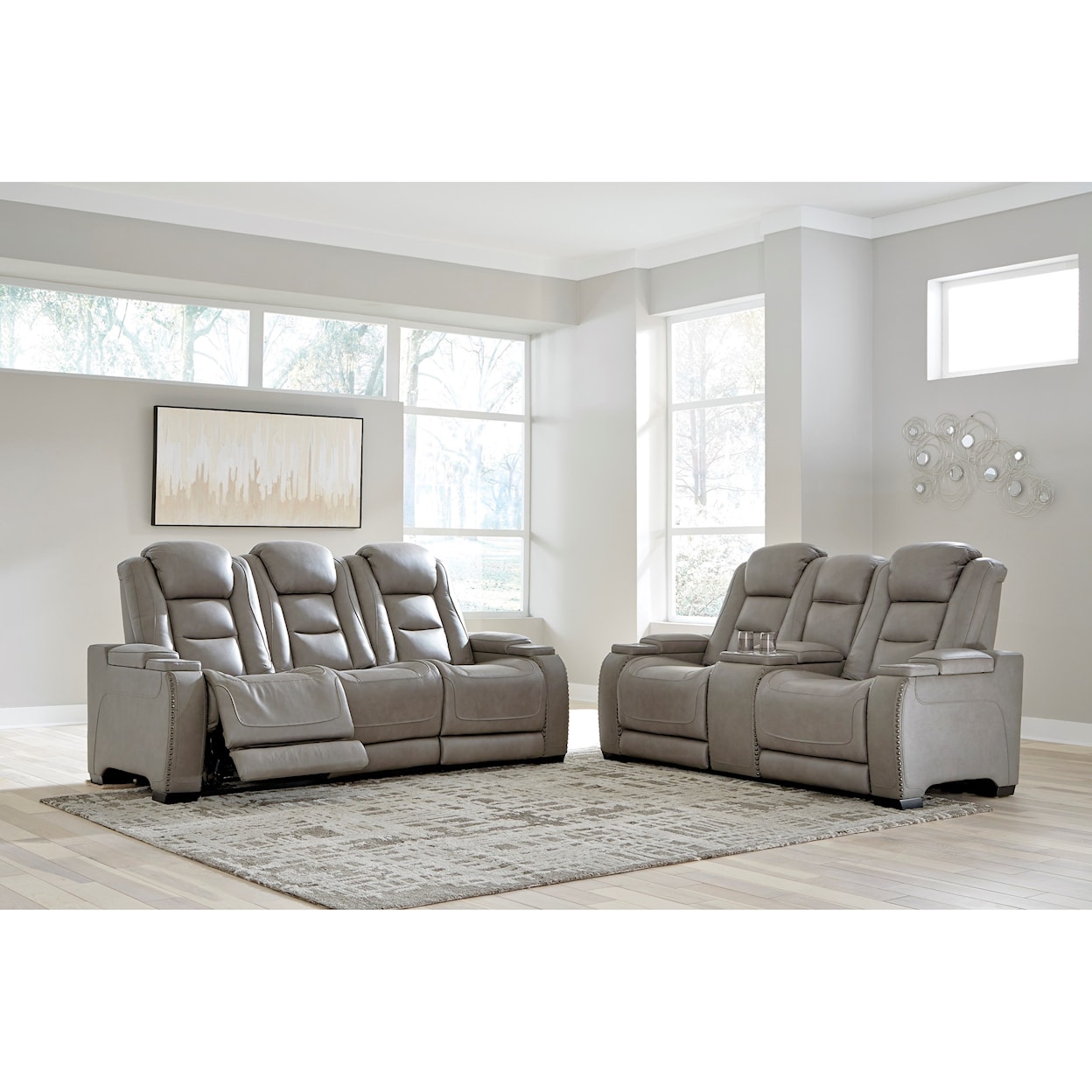 Signature Design by Ashley The Man-Den Reclining Living Room Group