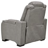 Ashley Furniture Signature Design The Man-Den Power Recliner with Adjustable Headrest