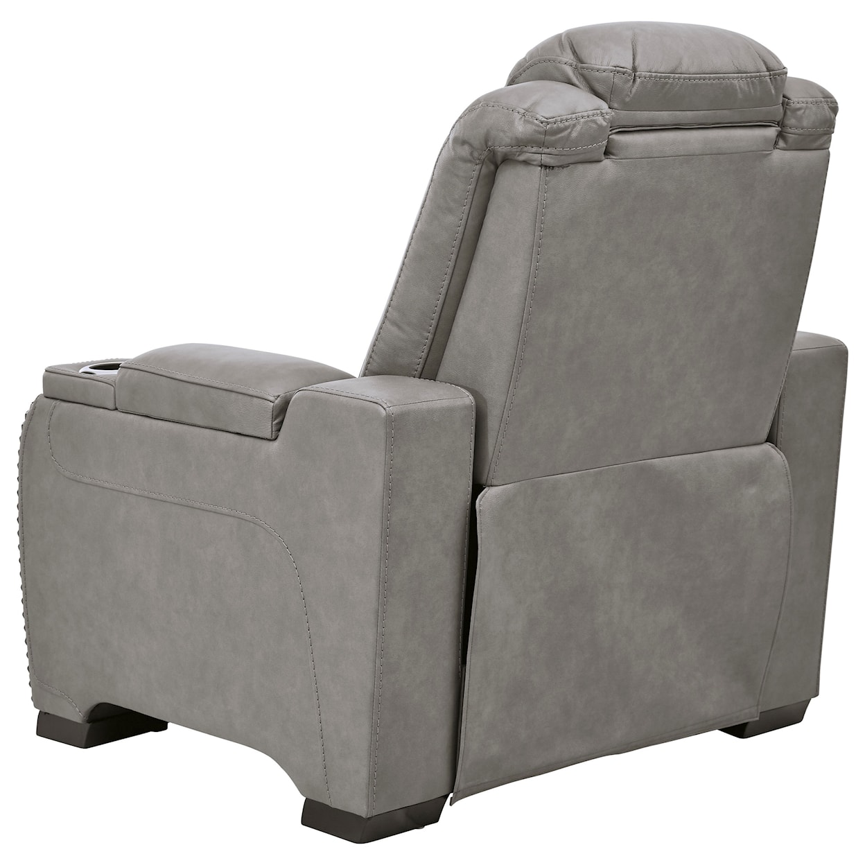 Ashley Signature Design The Man-Den Power Recliner with Adjustable Headrest