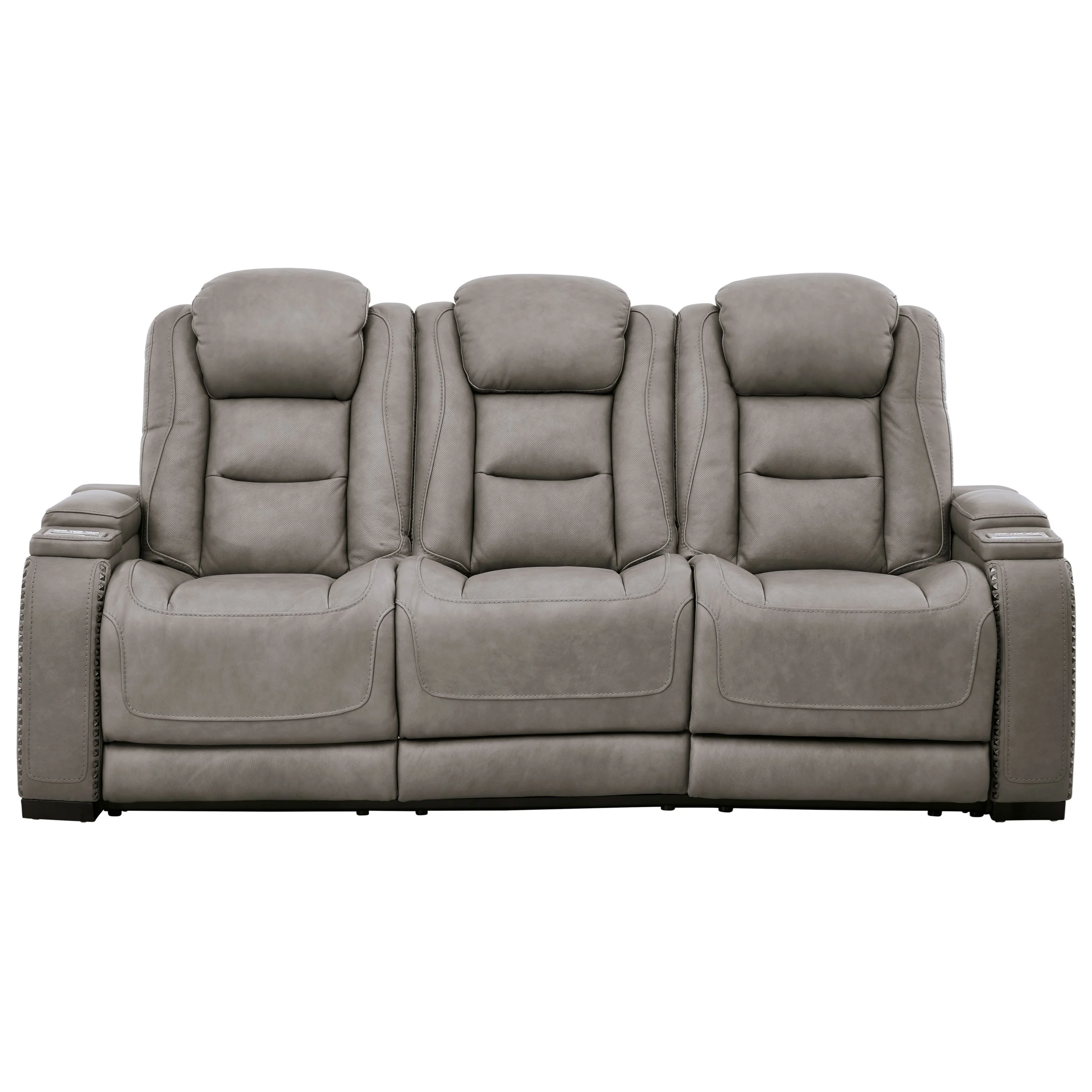 Signature Design by Ashley The Man-Den U8530613 Contemporary Power Recliner  with Adjustable Headrest and Lumbar Support, Zak's Home Outlet