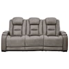 Michael Alan Select The Man-Den Power Reclining Sofa with Adjustable HR