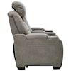 Ashley Signature Design The Man-Den Power Reclining Loveseat with Console