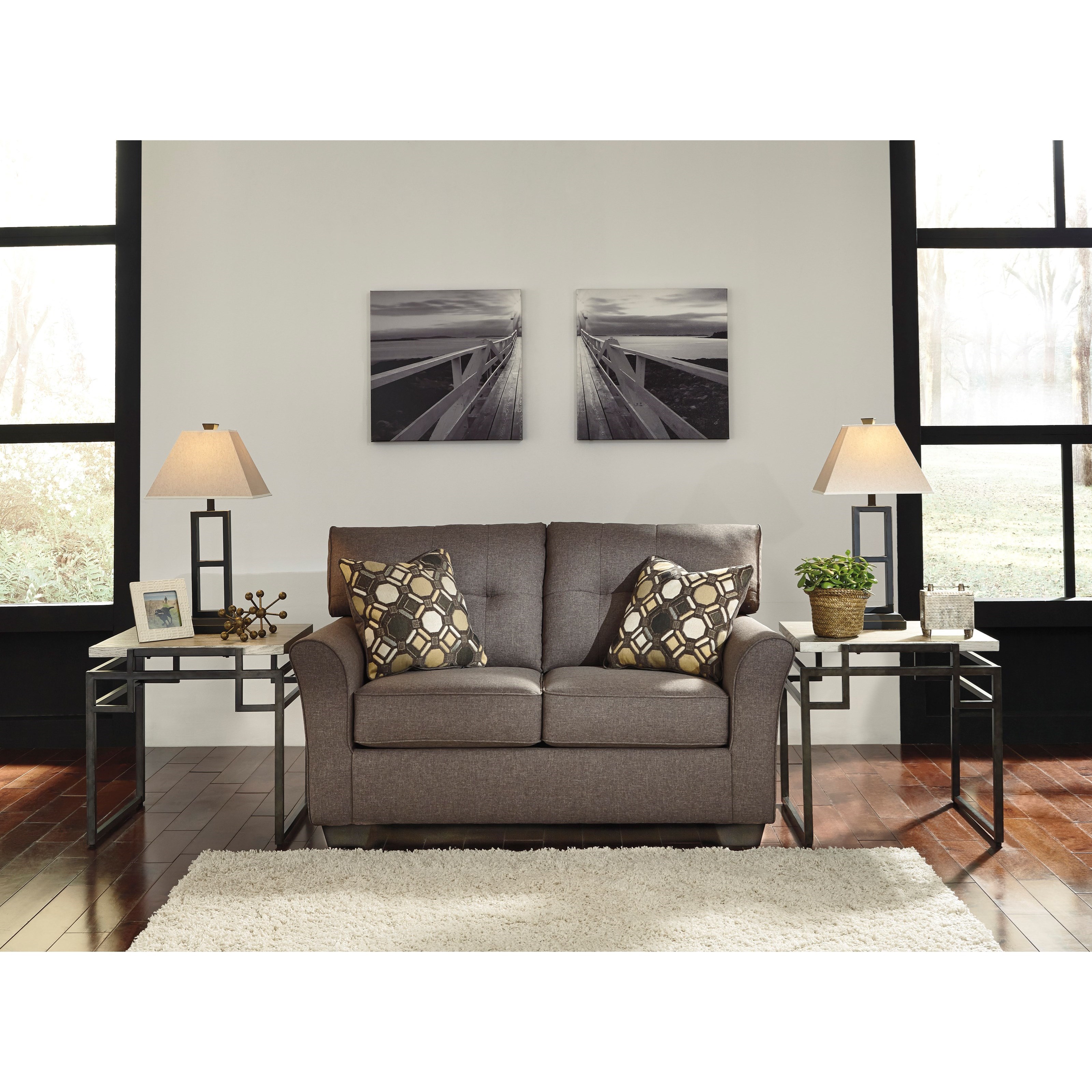Signature Design by Ashley Tibbee ASHH9910135 Contemporary Loveseat