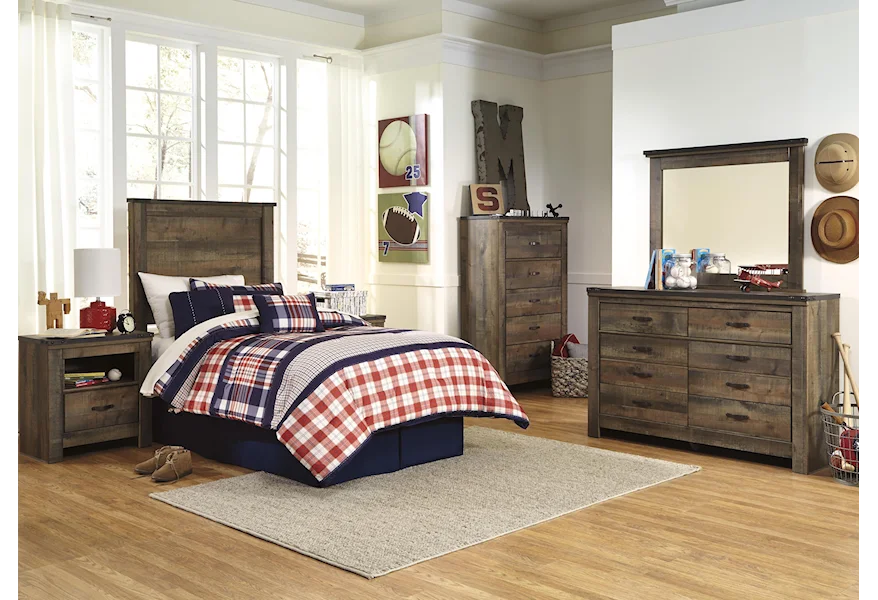Trinell Twin Bedroom Group by Signature Design by Ashley at Zak's Home Outlet