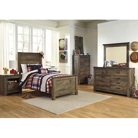 6pc Twin Bedroom Group