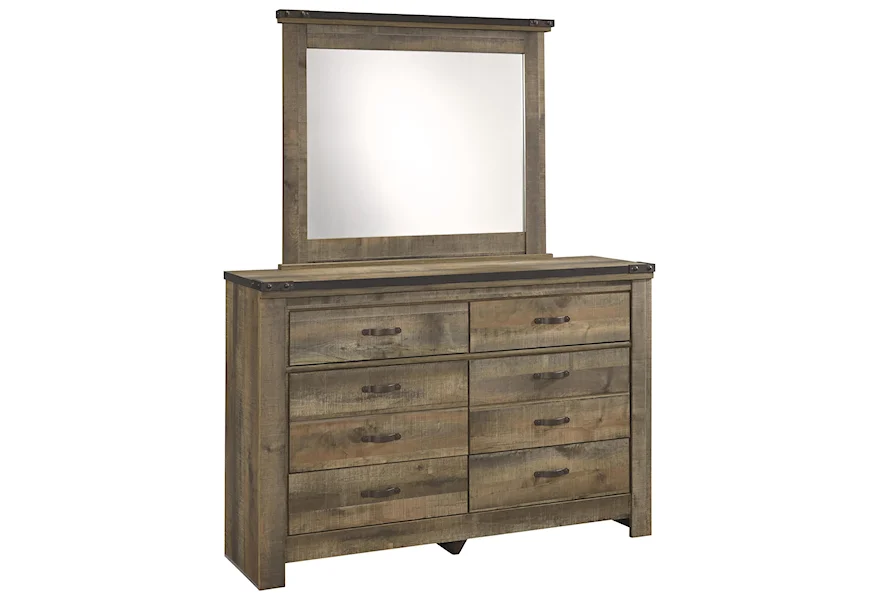 Trinell Youth Dresser & Bedroom Mirror by Signature Design by Ashley at Furniture Fair - North Carolina