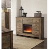 Signature Design by Ashley Trinell Dresser with Fireplace Insert