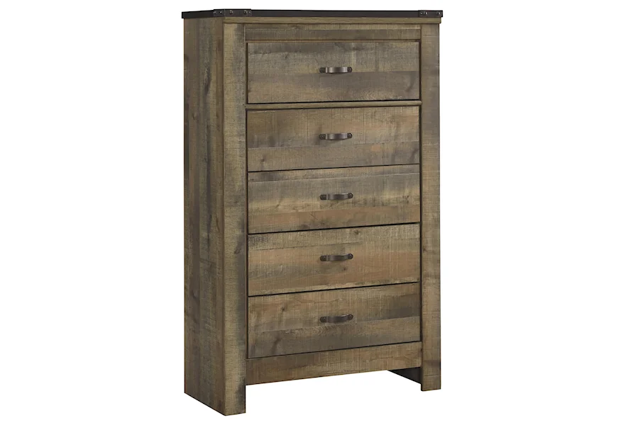 Trinell 5-Drawer Chest by Signature Design by Ashley at Zak's Home Outlet