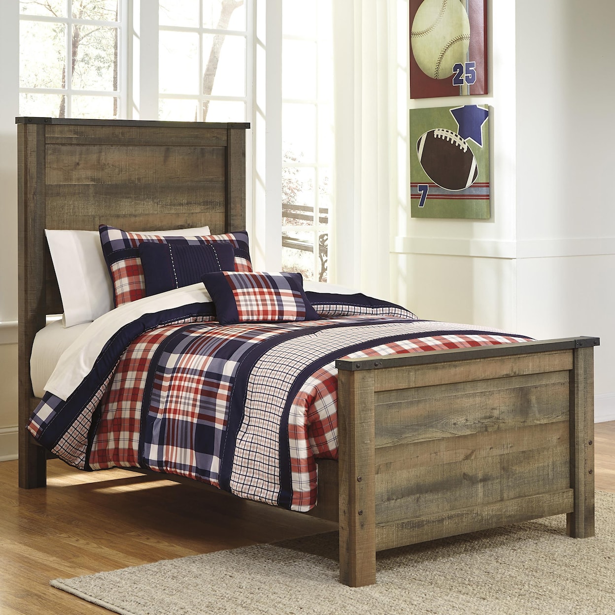 Ashley Furniture Signature Design Trinell Twin Panel Bed