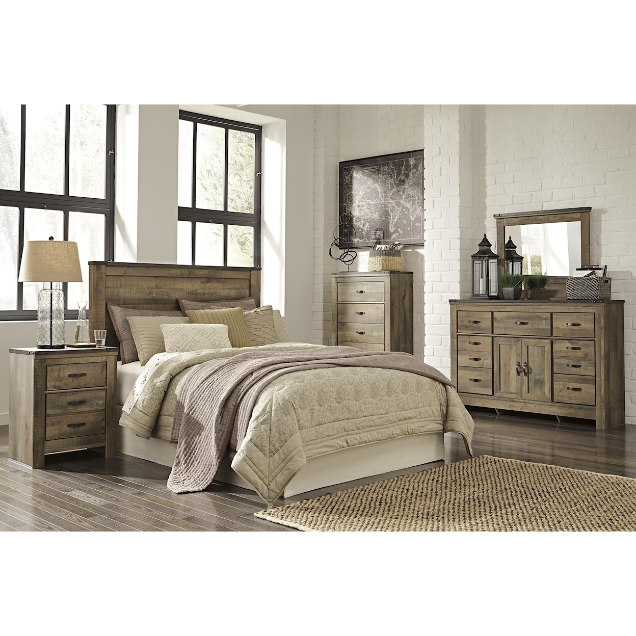 Ashley Signature Design Trinell Queen Panel Headboard