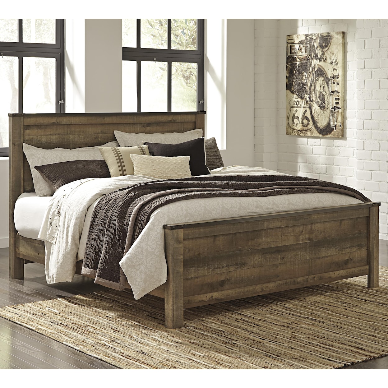 Michael Alan Select Trinell King Panel Bed