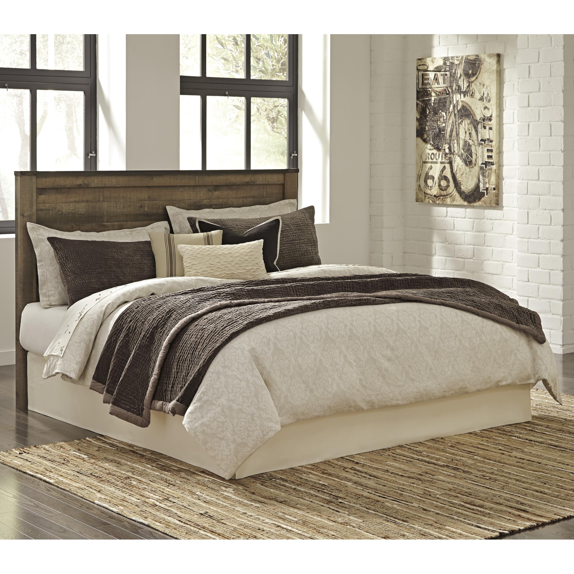 Trinell King Headboard - Rustic Trinell King Headboard - Rustic