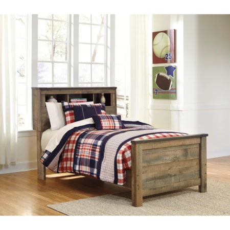Twin Bookcase Bed