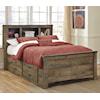 Michael Alan Select Trinell Full Bookcase Bed with Under Bed Storage