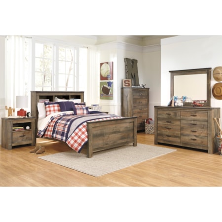 Full Bookcase Bed